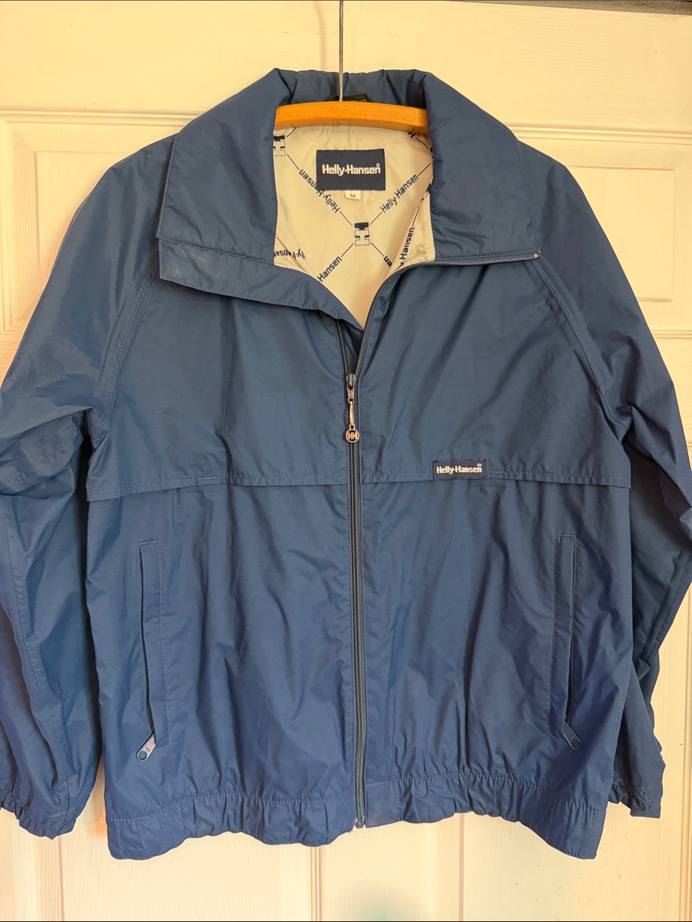 Helly Hansen Men's Blue Lightweight Windbreaker Jacket